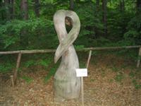 Holzskulptur an der Meiereiwiese