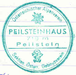 Stempel Peilsteinhaus