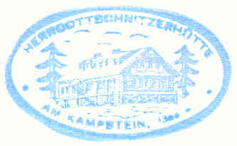 Stempel Herrgottschnitzerhütte