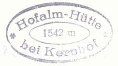 Stempel Hofalm