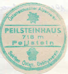 Stempel Peilsteinhaus