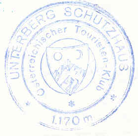 Stempel Unterberg Schutzhaus