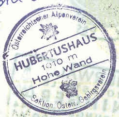 Stempel Hubertushaus